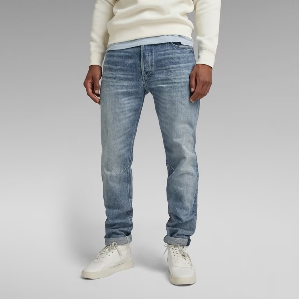 G-Star A Staq Tapered Sun Faded Jeans Mens